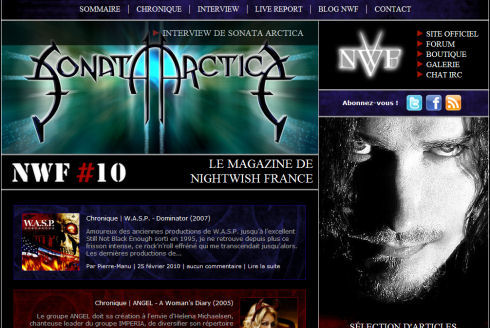 Webzine Nightwish France
